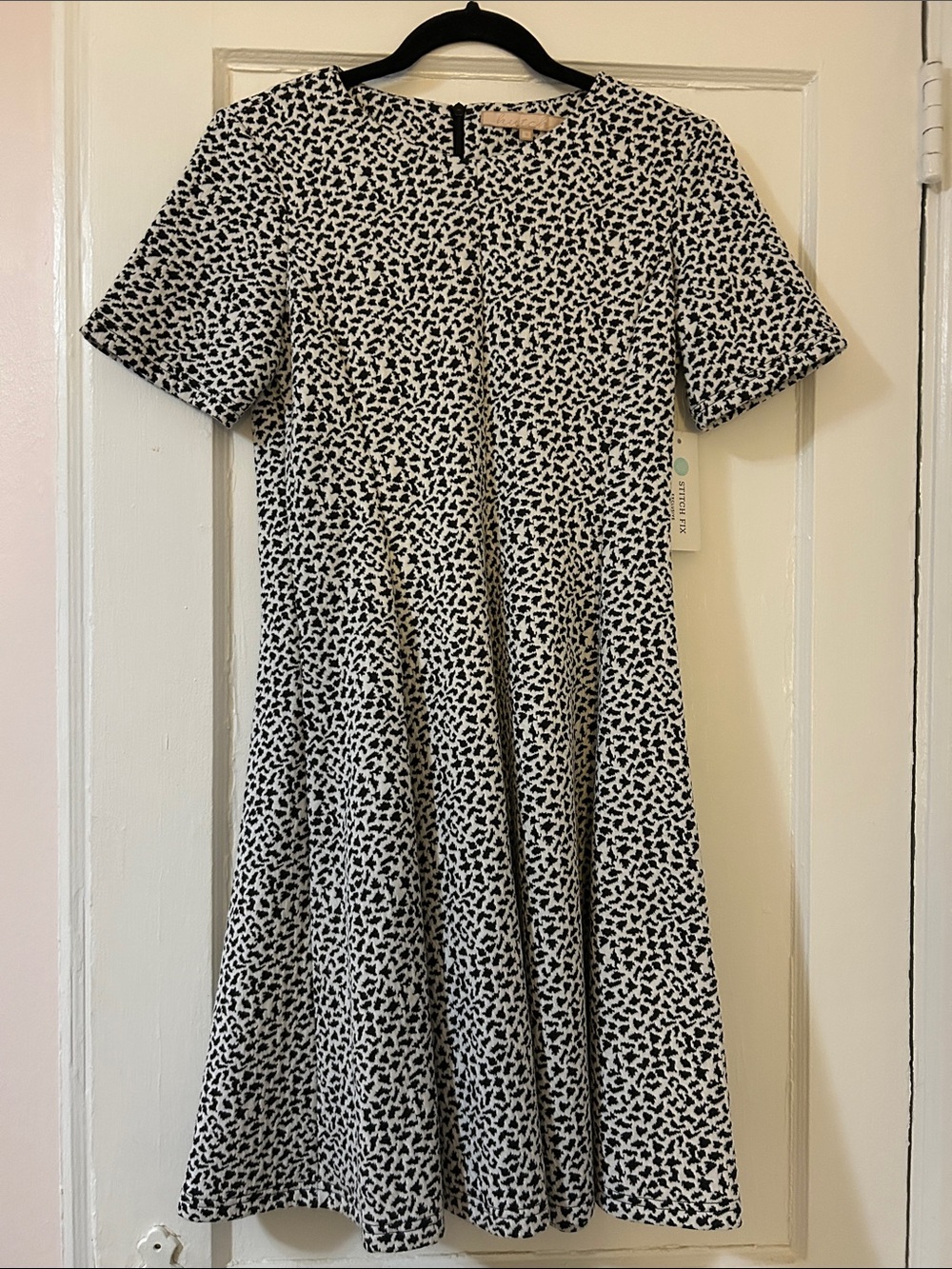 Hutch Black and White Print Dress